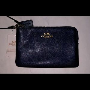 Coach wristlet midnight color brand new